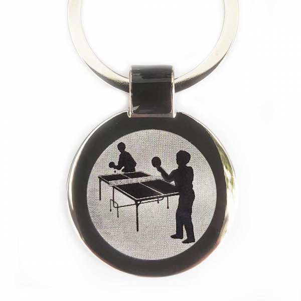 Tischtennis Platte Schlüsselanhänger personalisiert mit Gravur