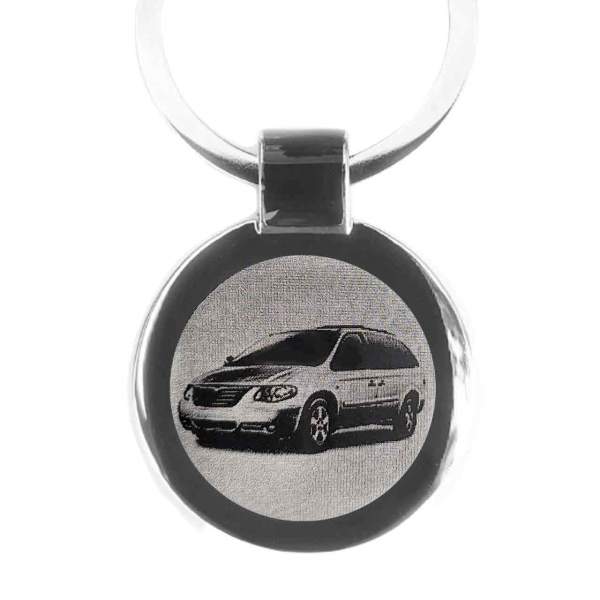 Chrysler Grand Voyager Gavur Schlüsselanhänger personalisiert - original Fotogravur