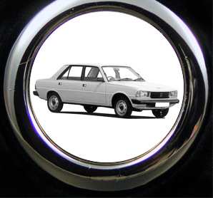 Peugeot 305 Schlüsselanhänger personalisiert
