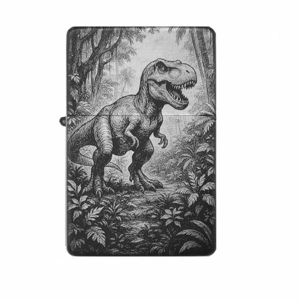 Sturmfeuerzeug "T-Rex Dino" – personalisierbar