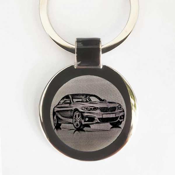 BMW 2er Gravur Schlüsselanhänger personalisiert