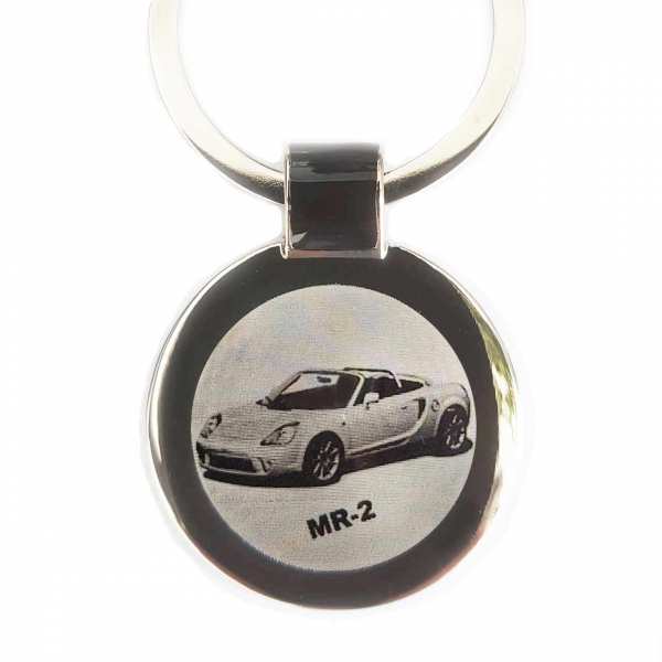 Toyota MR2 Gravur Schlüsselanhänger personalisiert mit Gravur