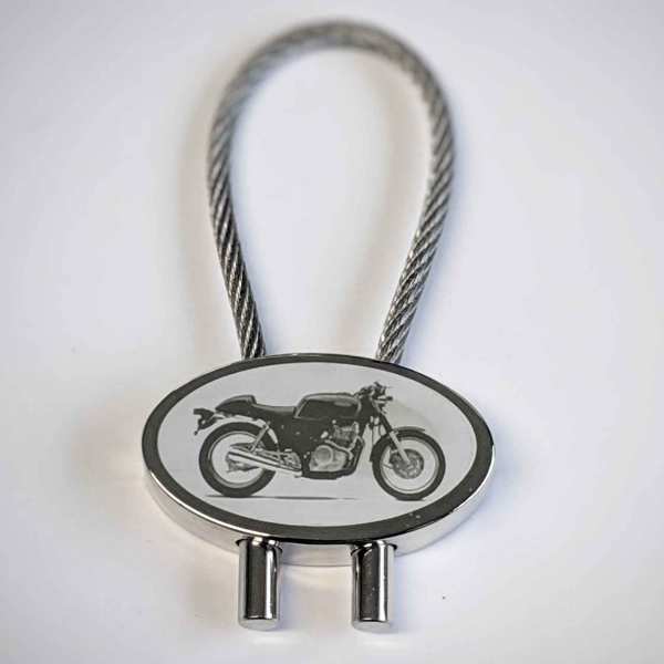 Honda GB500 Schlüsselanhänger personalisiert - original Fotogravur