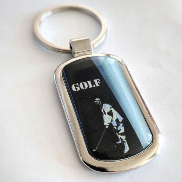 Golf Sport Schlüsselanhänger mit Gravur