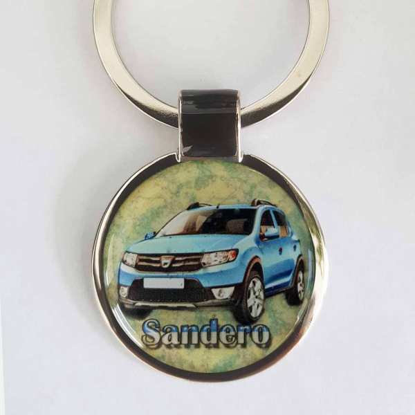 Dacia Sandero Schlüsselanhänger personalisiert mit Gravur