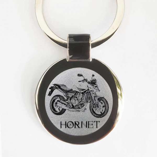 Honda Hornet 600 Gravur Schlüsselanhänger personalisiert mit Gravur