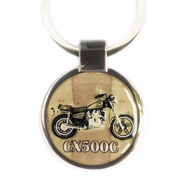 Honda CX500C Schlüsselanhänger personalisiert mit Gravur