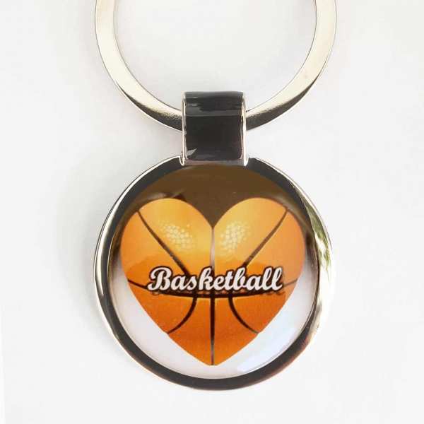 Basketball Schlüsselanhänger personalisiert Fotodruck