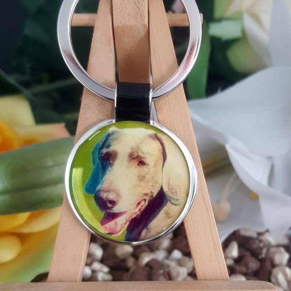 Foto Schlüsselanhänger mit deinem Hundefoto