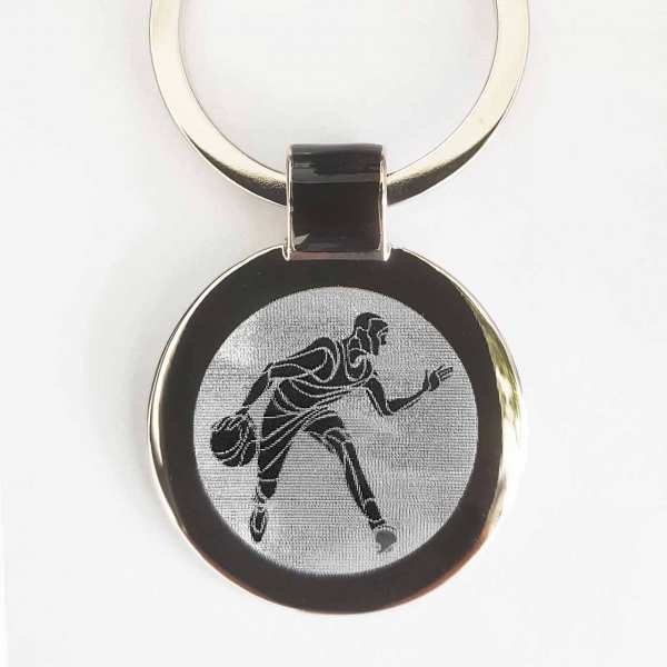 Basketball Schlüsselanhänger personalisiert mit Gravur