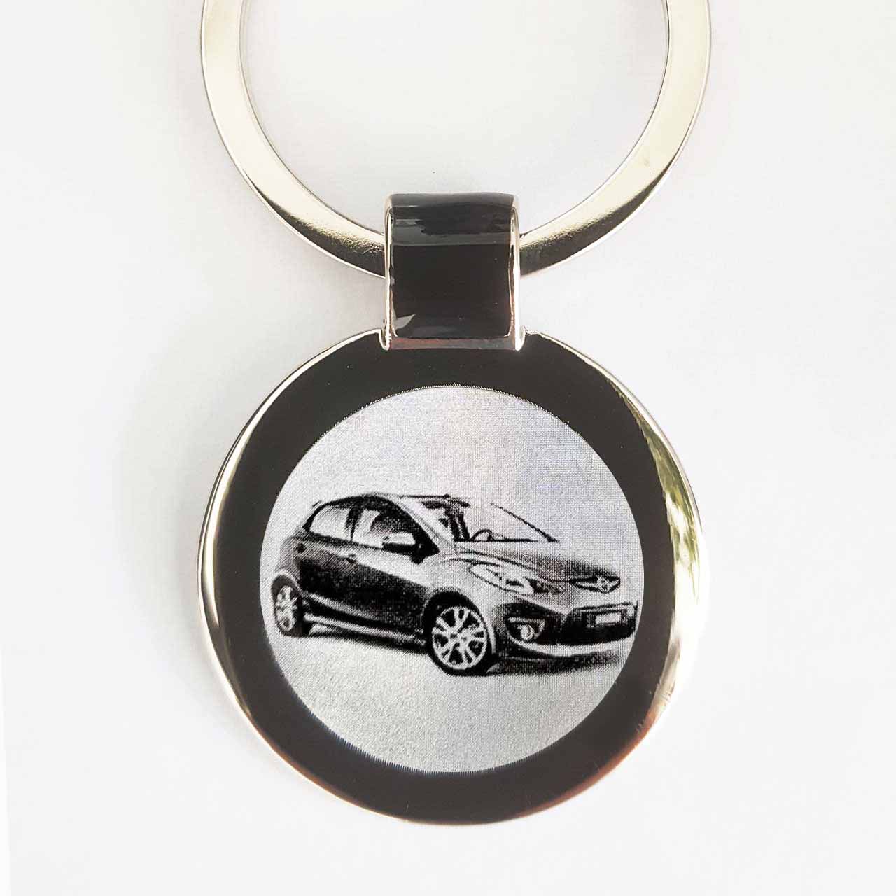 Mazda 2 Auto Schlüsselanhänger mit persönlicher Gravur