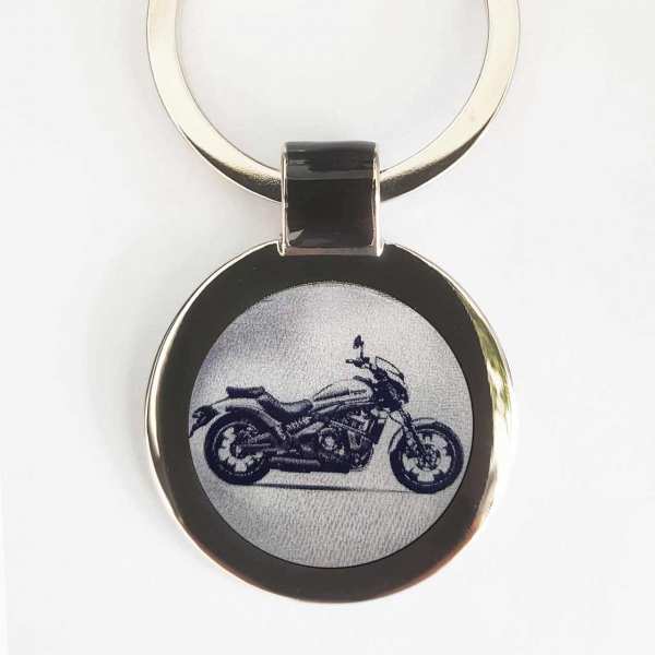 Kawasaki Vulcan S Gravur Schlüsselanhänger personalisiert - original Fotogravur
