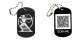 Vorschau: Bogenschiessen Schlüsselanhänger personalisierbar - Dogtag auch mit QR Code oder Foto