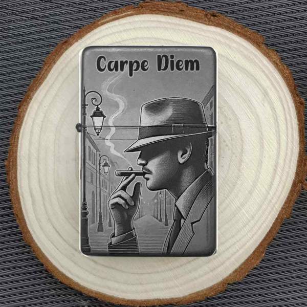 Feuerzeug Carpe Diem tolles Motiv – personalisierbar