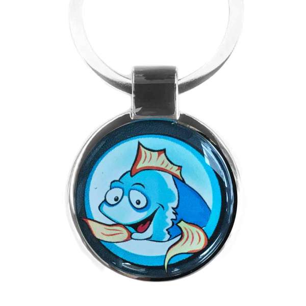 Fisch Schlüsselanhänger personalisiert mit Gravur