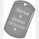 Vorschau: Edelstahl ID Tag RS Textgravur