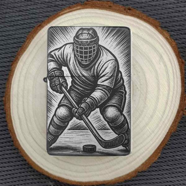 Feuerzeug Eishockey – personalisierbar