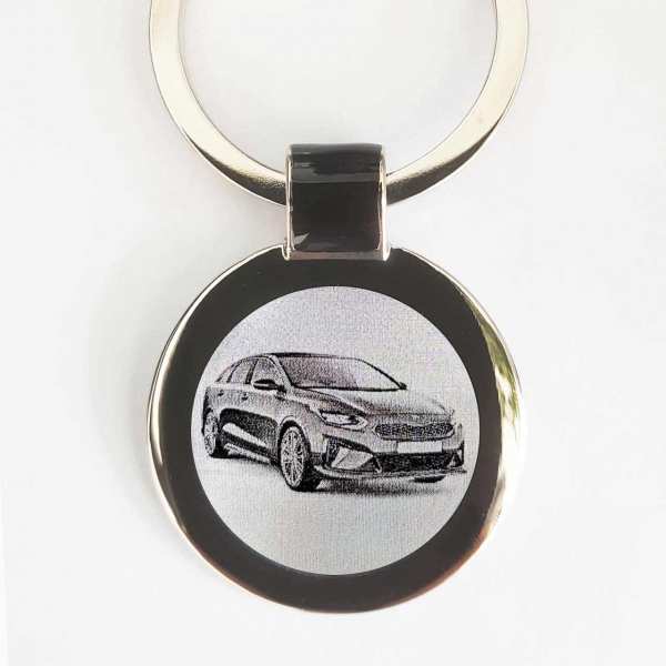 KIA Proceed Modell 2019 Gravur Schlüsselanhänger personalisiert