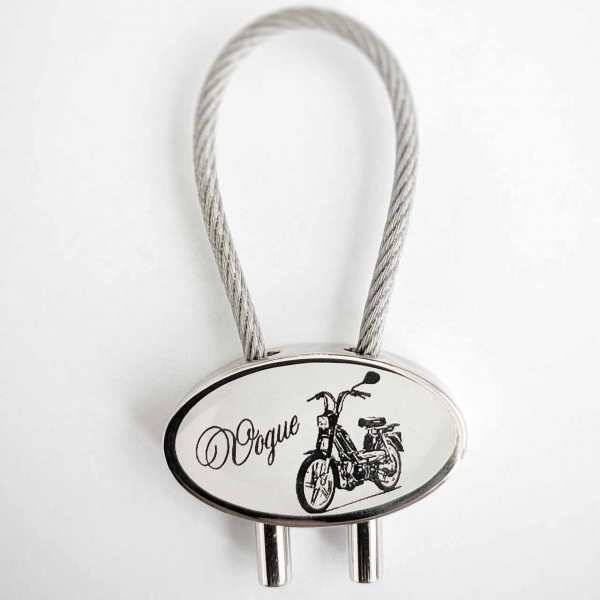 Peugeot Vogue Moped Gravur Schlüsselanhänger personalisiert - original Fotogravur