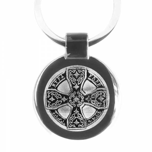 Keltisches Runenkreuz Schlüsselanhänger personalisiert mit Gravur