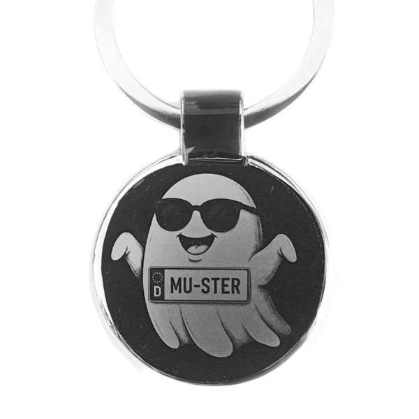 Geist mit deinem Kennzeichen und Gravur