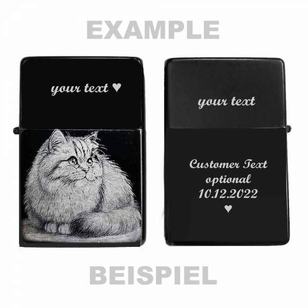 Kattenaansteker met gravure cadeau voor kattenliefhebbers en liefhebbers gepersonaliseerd met je eigen tekstgravure