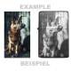 Preview: Personalized dog photo lighter all over & optional engraving on the back