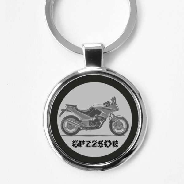 Kawasaki GPZ250R Schlüsselanhänger personalisiert