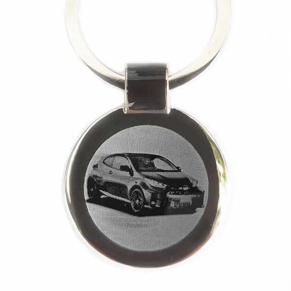 Toyota Yaris GR Schlüsselanhänger personalisiert mit Gravur
