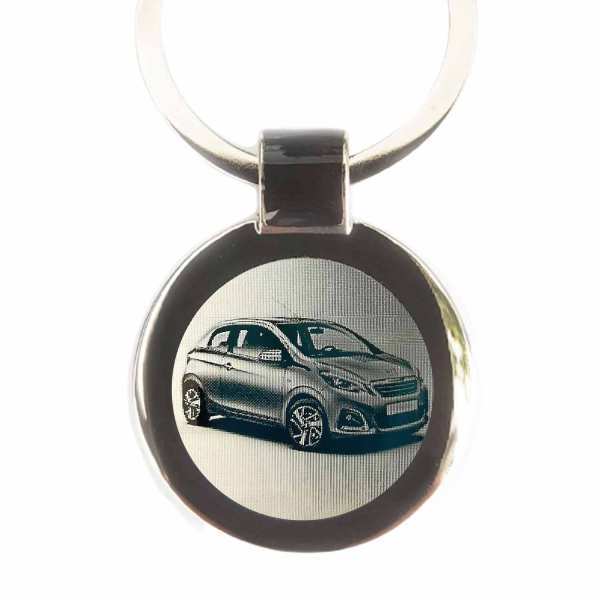 Peugeot 108 Gravur Schlüsselanhänger personalisiert