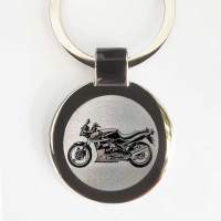 Kawasaki GPZ500 S Bike Schlüsselanhänger personalisiert mit Gravur Kawasaki GPZ500 S Bike Schlüsselanhänger personalisiert mit Gravur